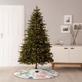 thumbnail image 6 of Salouo Cute Dinosaurs Christmas Tree Skirt 48" Farmhouse Christmas Decorations Snowman Xmas Tree Skirt Tree Mat for Holiday Party Decor, 6 of 8