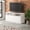 White-single, variant on ATJafurn 94.5''W Gray TV Stand for 75/85/95 inch TV with Storage, Modern Wooden Entertainment Center with Shelves and Cabinets for Home and Office