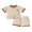 Khaki, variant on BemeyourBBs Toddler Baby Boys Summer Clothes Infant Baby Boy Mothers Day Outfits Waffle Knit Bear Letter Embroidery Short Sleeves T-Shirt and Elastic Shorts Set