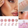 thumbnail image 3 of Giftesty 3.5g Pearl Glow Marble Blush, Tricolor Blooming Cheek Makeup, 3 of 3