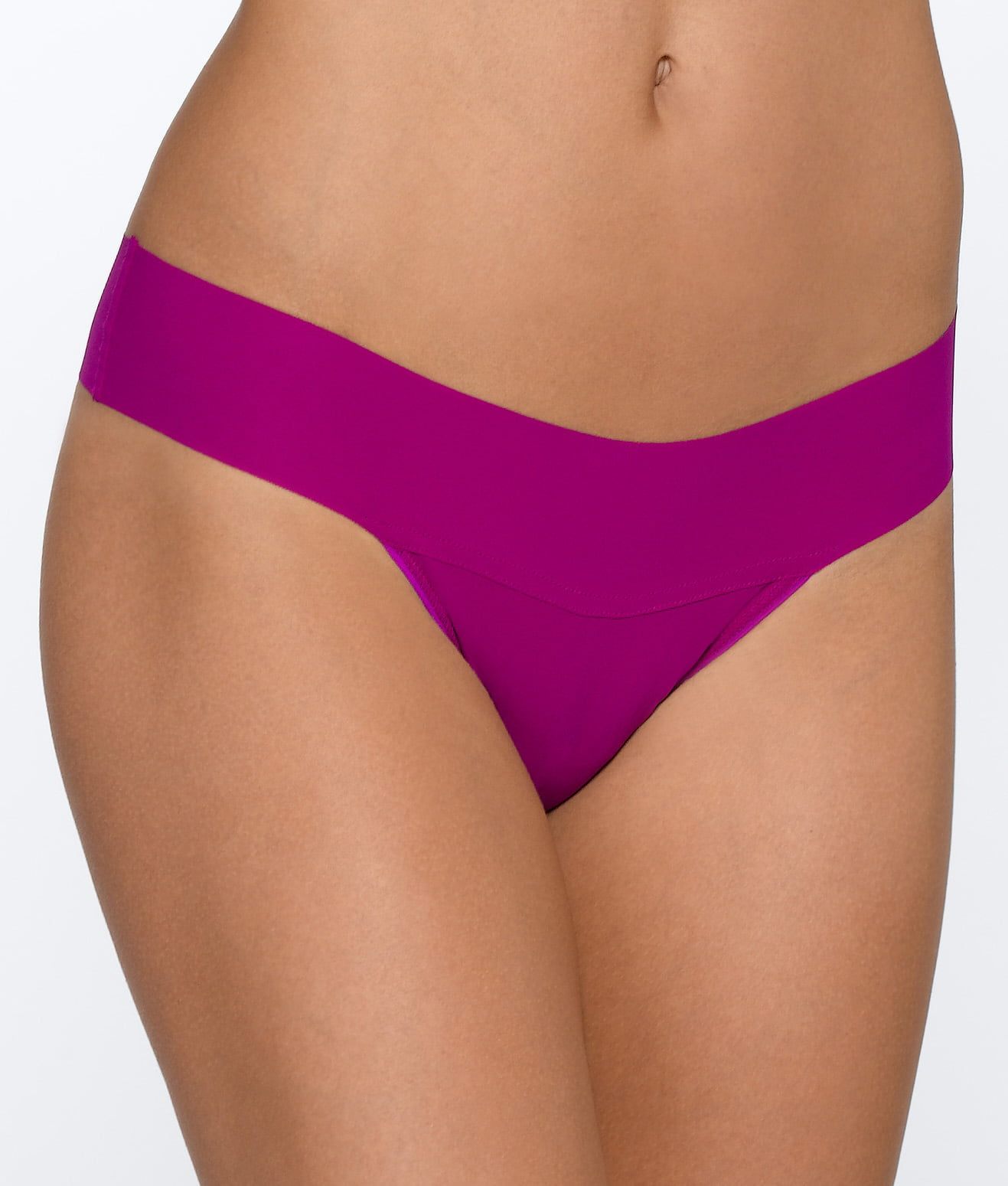 HANKY PANKY Bare Eve Natural Rise Thong in Wisteria 6J1661P 