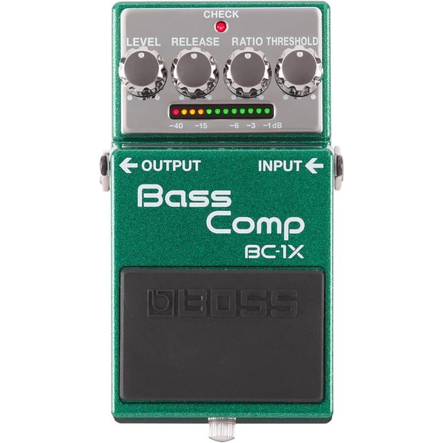 Pedal para guitarra con compresor de bajo BOSS BC-1X Green