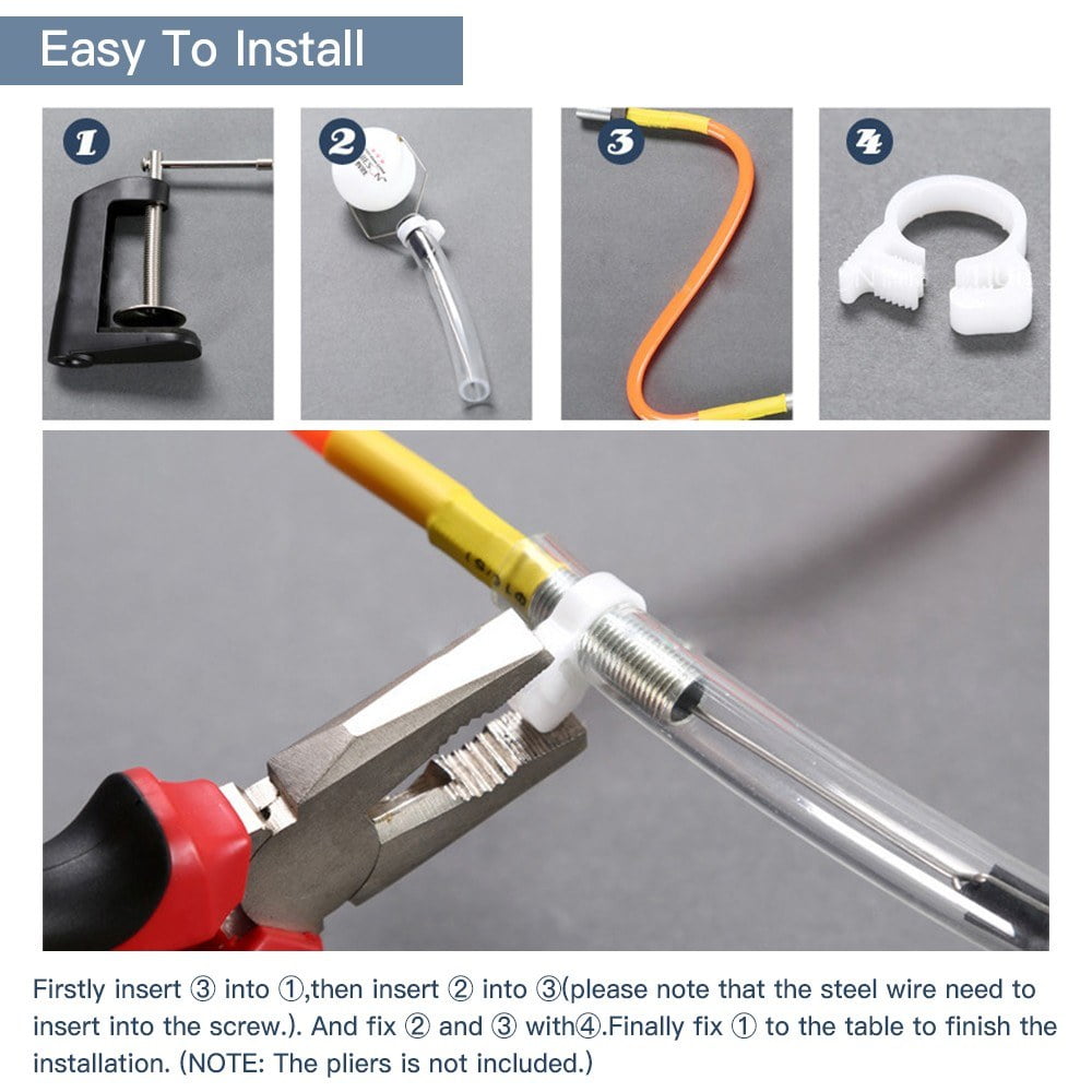Table Tennis Trainer with Adjustable Clamp and Rebound System