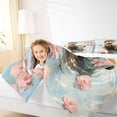 thumbnail image 5 of Manfei Oil Painting Otter Bedding Comforter Set for Kids Boys and Girls, Animal Print King Bedding Sets, Reversible 7-Piece, 5 of 6