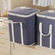 thumbnail image 1 of Dark Blue Double Shoulder Storage Bag Thickened Large Capacity Quilt Storage Bag Household Clothing Storage Box, 1 of 6