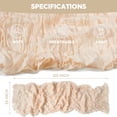 thumbnail image 5 of Sm:)e Boho Beige Gauze Cheesecloth Table Runner 35x120 Inch, Multi-Purpose Decor for Kitchen Dining Wedding Holiday Party, 5 of 5