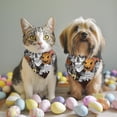 thumbnail image 2 of Dog Bandana 2 Pack,Spooky Halloween Scene Pattern Bandanas for Dogs,Cat Bandana,Small/ Large Dog Bandana 2 Size,Dog Bandanas Girl Boy, 2 of 5