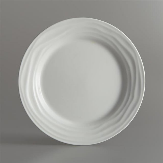 Tuxton GDP-005 9 in. Porcelain White Plate