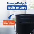 thumbnail image 5 of ePackageSupply Premium 5 Gallon Food Grade Plastic Pail with Gamma Seal Lid | Made in USA | BPA-Free | Heavy-Duty 90 Mil | Airtight Stackable Container, 6 Count, 5 of 10