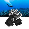 thumbnail image 3 of Keep Diving Guantes de neopreno cálidos de 2 mm Equipo de guantes de snorkel para natación y buceo (Negro M), 3 of 10