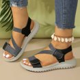 thumbnail image 1 of MKLEKYY Sandalias Cómodas Informales para Mujer, Cómodas Sandalias de Cuña Con Punta Abierta, Zapatos de Playa para Verano, Primavera y Otoño, para Caminar Al Aire Libre., 1 of 4