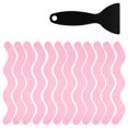 thumbnail image 4 of Toystoory Adhesivo antideslizante Piso Bañera Anti-skip Calcomanía Hogar Baño Cocina PEVA S Forma Cinta rosado, 4 of 6