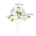 thumbnail image 3 of Herrnalise Baby Boy Beach Hat Baby Girl Sun Hat UPF 50+ Toddler Caps for Boys Girls Infant Wide Brim Hats Baby Bucket Hat, 3 of 8
