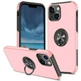 thumbnail image 1 of SZMLOGB Phone Case for iPhone 13 (6.1") with Ring Holder Shock Resistant Scratch Resistant PC Silicone Heavy Duty Protective Case-pink, 1 of 6