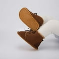 thumbnail image 2 of HsdsBebe?Baby?Boys?Girls?Oxford?Shoes?PU?Leather?Soft?Rubber?Sole?Sneakers??Anti-Slip?Toddler?Ankle?Boots?Infant?Walking?Shoes Moccasins, 2 of 7