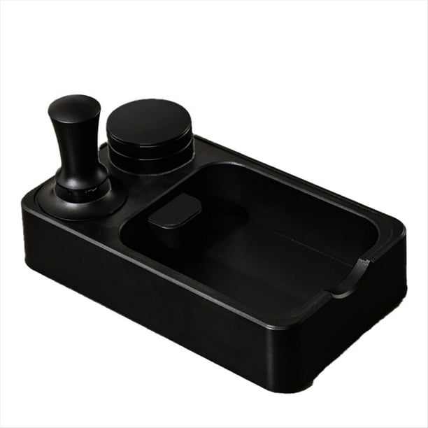 Base de Almacenamiento de Piezas, Multifuncional, para el Hogar, con Prensa de Café, Caja de Golpeteo, Distribuidor de Café en Polvo Italiano, Color Negro.