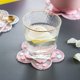 thumbnail image 2 of 4 Piezas Posavasos Sakura de PVC Tapetes de Mesa Posavasos Lavables Antideslizantes con Patrón de Sakura para Aislamiento de Mesa Copas de Vino Tazas de Té Estera para Caldera Vajilla Sincero Electrónica, 2 of 5