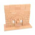 thumbnail image 1 of HLONK 1Set Roman Arch Bridge Stacking Building Block Brain Developmental Geometry Training Wooden Stacking Block Game, 1 of 11