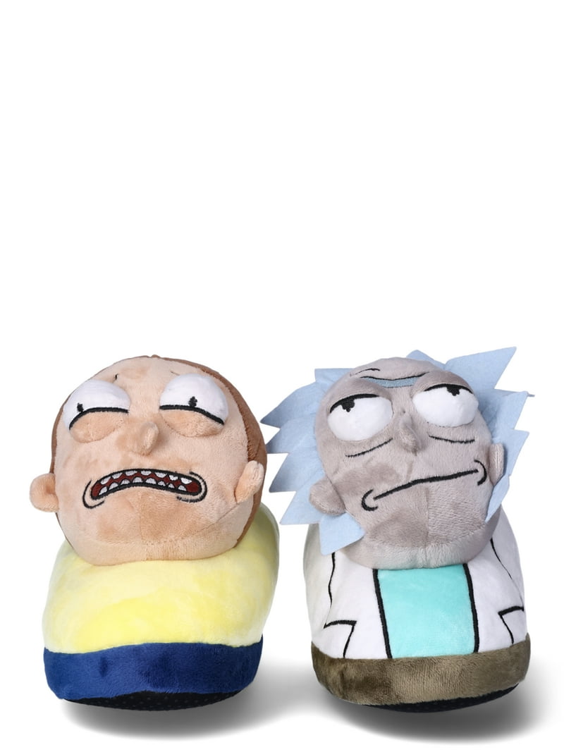 RICK AND MORTY Zapatillas de Casa Hombre - Pantuflas Divertidas Hombre, Talla 38-45 con Suela Antideslizante - Regalo (Multicolor,40-41