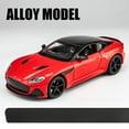 thumbnail image 2 of 1:22 Aston Martin DBS sports car High Simulation Diecast Car Metal Alloy Model Car Advanced Car Model Collectibles golden, 2 of 6