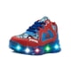 thumbnail image 3 of Tenis Con Luces Para Niño Spiderman Hombre Araña Marvel Rojo rojo 20.5, 3 of 6
