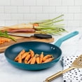 Thyme & Table Nonstick Eden Cookware, 12Piece Set, Peacock Blue