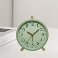 thumbnail image 4 of YAOMOBB Desk Clock Mute Alarm Clock Sweeping Movement Retro Nordic Style Night Light Dial, 4 of 6