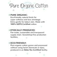 thumbnail image 4 of Little Star Organic Toddler Girl 2 Pk Long Sleeve Peplum Tops, Size 12 Months - 5T, 4 of 5