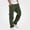 Army Green, variant on Boys Cargo Pants, Loose Fit Drawstring Waist Utility Trousers with Multi Pockets for Outdoor Everyday Wear Gray Size 10