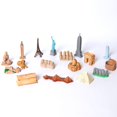 thumbnail image 4 of Simulation Montessori Around The World Building ,Mountain Plant Vegetable Fungi Mushroom Matsutake Model Figures Collection Toys, 4 of 5