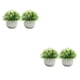 thumbnail image 3 of Adorno de plantas falsas Monstrate 2 piezas decoración de alto impacto hierbas falsas Blanco claro, 3 of 6