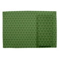 thumbnail image 2 of S4Sassy Green Flower Leaves Everyday Washable Placemats With Napkins Dining Table Decor, 2 of 3