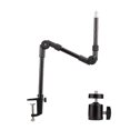 thumbnail image 1 of Trépied de Lampe de Table, Support en Métal Flexible - Vis 1/4 Pouces - Charge Maximale : 3 kg - avec Rotule Flexible - Pince de Table - Gâchette à Distance pour LED Fill Li, 1 of 4