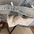 thumbnail image 5 of 2024 Verano Nuevo Vestido Mini De Mezclilla De Cintura Alta Para Mujer Versátil Adelgazante Perlas Bordado Falda Ajustada Pantalones, 5 of 5