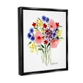 thumbnail image 4 of Stupell Industries Varied Flower Clusters Botanical & Floral Painting Black Floater Framed Canvas Art Print Wall Art, 25 x 31, 4 of 10
