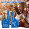 thumbnail image 7 of Kripyery Number 1 Sports Finger Cheer Props Victory Game Cheering Gesture Props for Sports Events 2Pcs Cheer Props, 7 of 7