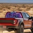 thumbnail image 3 of SEANATIVE Pickup Truck Rear Window Decal 66.9" x 22.4", Waterproof Car Back Window Graphic Decal Easy to Install Pickup Sun Shade Graphic Sticker Car Decor, Butterfly Violet Blue Galaxy, 3 of 7