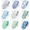 style B, variant on 9pcs Men's Cotton Printed Floral Neck Tie Skinny Tie