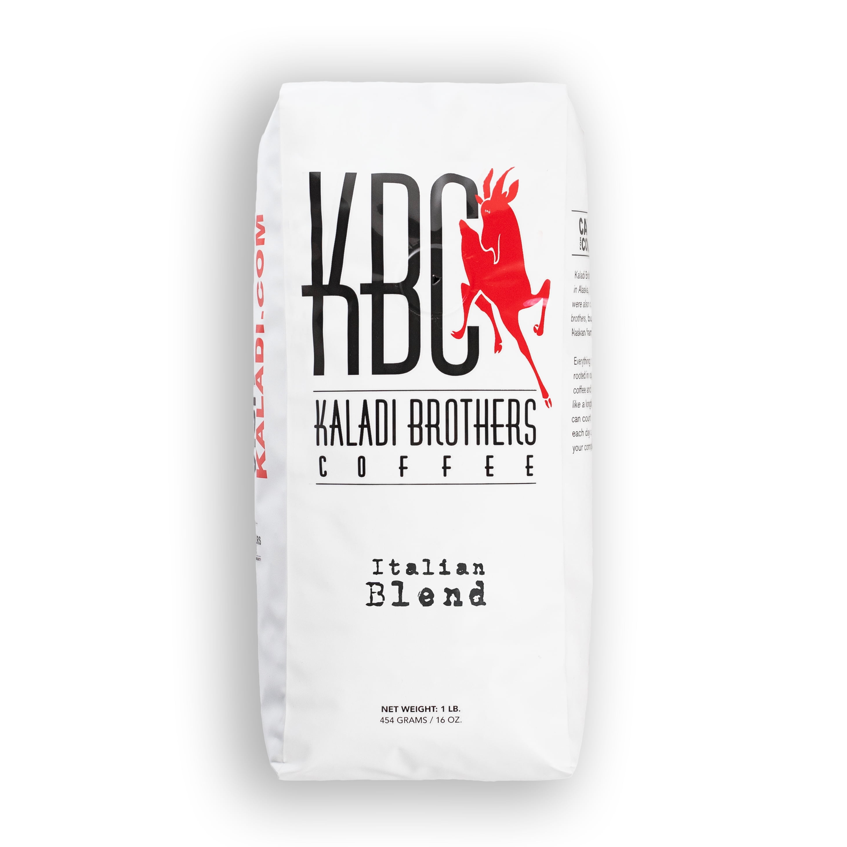 Kaladi Brothers Coffee, Coffee Whole Beans Italian Blend 16 oz