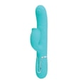 thumbnail image 2 of Pretty Love Gigi 3 in 1 Twinkled Tenderness Rabbit Vibrator, Aqua, 2 of 7