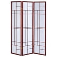thumbnail image 3 of Katerina 3-Panel Room Divider Folding Shoji Screen Cherry, 3 of 7