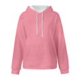 thumbnail image 4 of newwalpole Boys Girls Plain Hoodies Long Sleeve Oversized Hoodie Kids Soft Cotton Hooded Sweatshirts Baggy Preppy Pullover Top Pink for Size 2-3 Years, 4 of 5