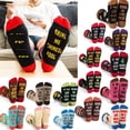 thumbnail image 2 of Calcetines de otoño e invierno, calcetines navideños, calcetines de tubo con letras de dibujos animados de estilo europeo y americano, calcetines de algodón para hombres y mujeres, 2 of 6