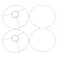 thumbnail image 4 of Uxcell Lampshade Holders Frames Lamp Shade Rings Baking Finish 7.87inch 2 Set, 4 of 6