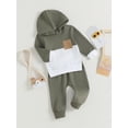 thumbnail image 3 of Bagilaanoe 2PCS Toddler Baby Boy Long Pants Set Contrast Color Long Sleeve Sweatshirt Pullover Tops + Drawstring Sweatpants 6M 12M 18M 24M 3T 4T Kids Casual Sweatsuits, 3 of 8