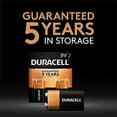 thumbnail image 3 of Duracell Coppertop 9V Battery, 2 Count Pack, 9-Volt Battery with Long-lasting Power, All-Purpose Alkaline 9V Battery for Household and Office Devices, 3 of 3