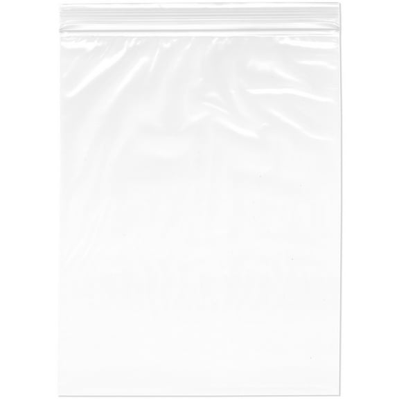 Plymor 7" x 9" (Pack of 100), 2 Mil Zipper Reclosable Plastic Bags