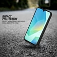 thumbnail image 3 of WIRESTER Shockproof Soft Rubber Cover Case for Samsung Galaxy A16 5G 6.7", Wolf Pack Moon, 3 of 5