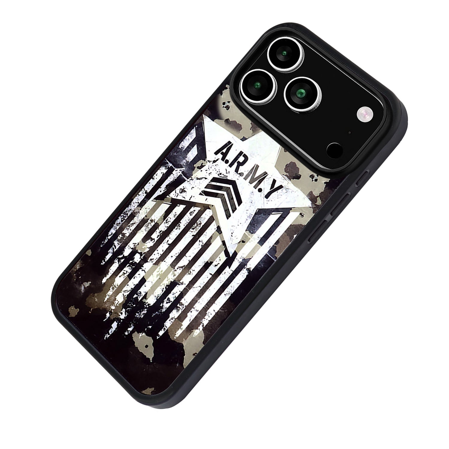 Shockproof Aluminum Plate Phone Case for iPhone 17 Pro - A.R.M.Y.