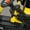 Yellow#6, variant on Kids Bike Aosom Youth Scooter Front and Rear Caliper Dual Brakes 12-Inch Inflatable Front Wheel Ride On Toy For Age 5+, Black,Boys Bike